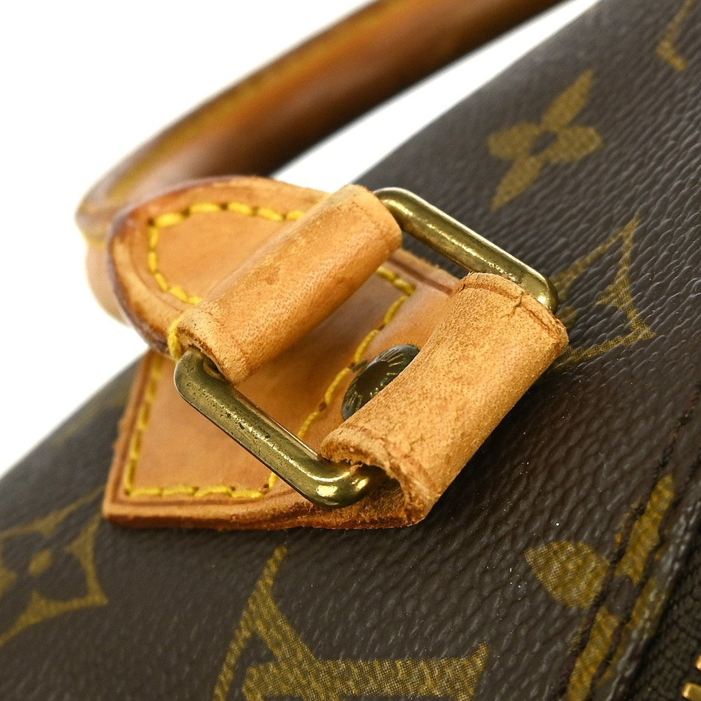 Louis Vuitton Alma Handbag Monogram Canvas Brown Canvas Handbag