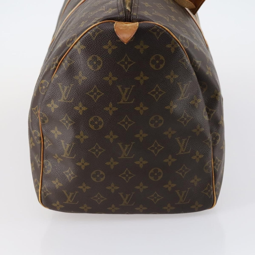 Louis Vuitton Keepall Bag Monogram Canvas Brown Canvas Travel Bag