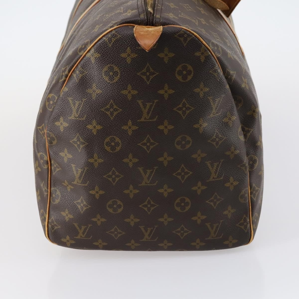 Louis Vuitton Keepall Bag Monogram Canvas Brown Canvas Travel Bag
