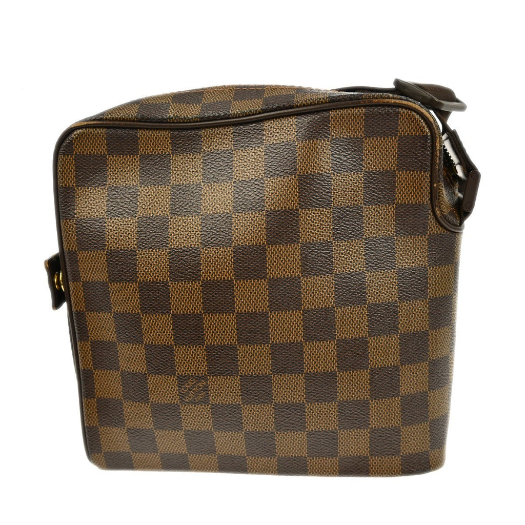 Louis Vuitton Olav Handbag Damier Brown Canvas Shoulder Bag