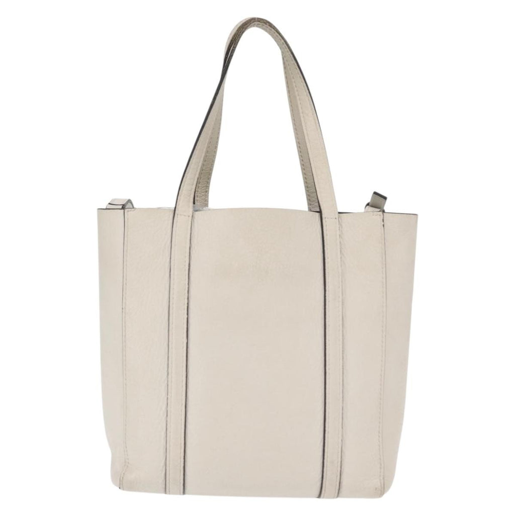 Balenciaga Everyday Tote Leather White Leather Tote Bag