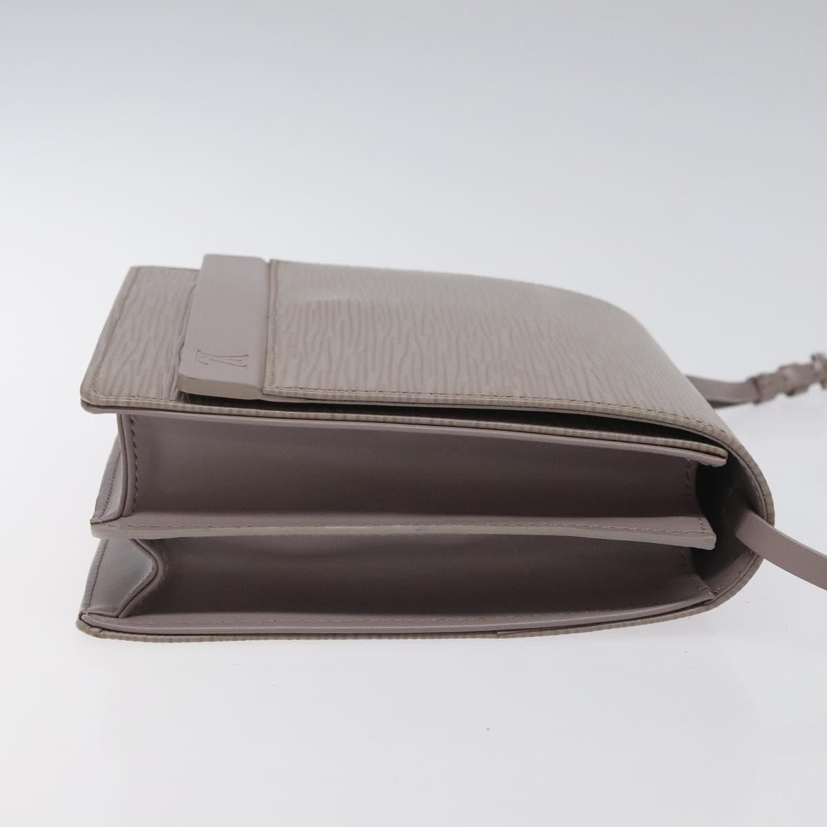 Louis Vuitton Biarritz Shoulder Bag Epi Leather Gray Leather Shoulder Bag