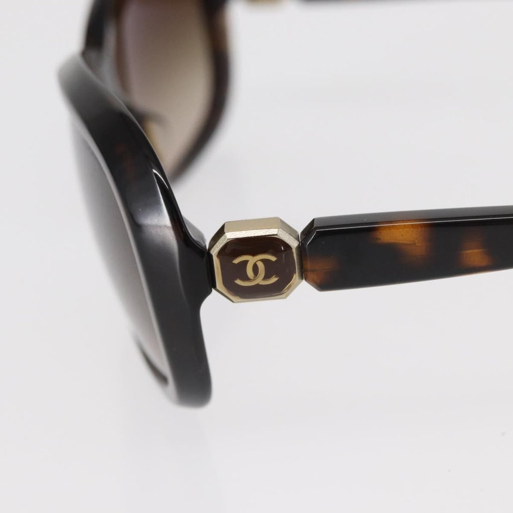Chanel Logo Cc Sunglasses Plastic Brown Plastic Sunglasse Accessory