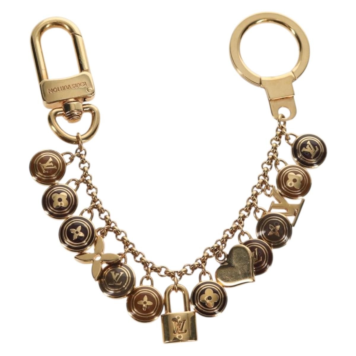 Louis Vuitton Pastilles Bag Charm And Key Holder Metal And Enamel Gold Metal Charms And Keychains Accessory