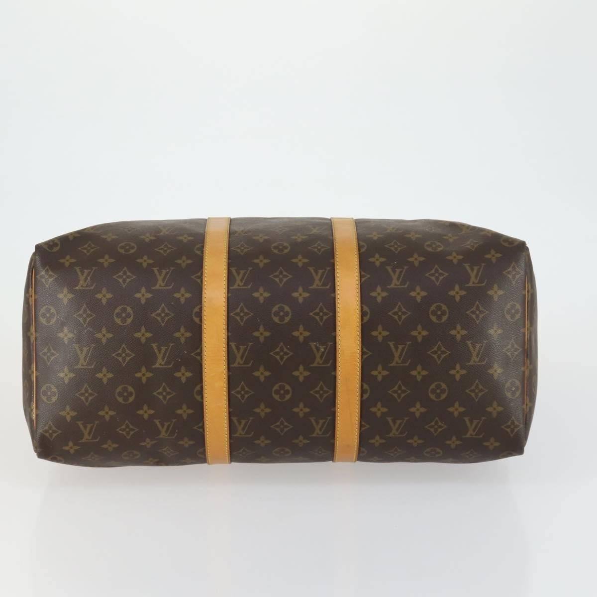 Louis Vuitton Keepall Bag Monogram Canvas Brown Canvas Travel Bag