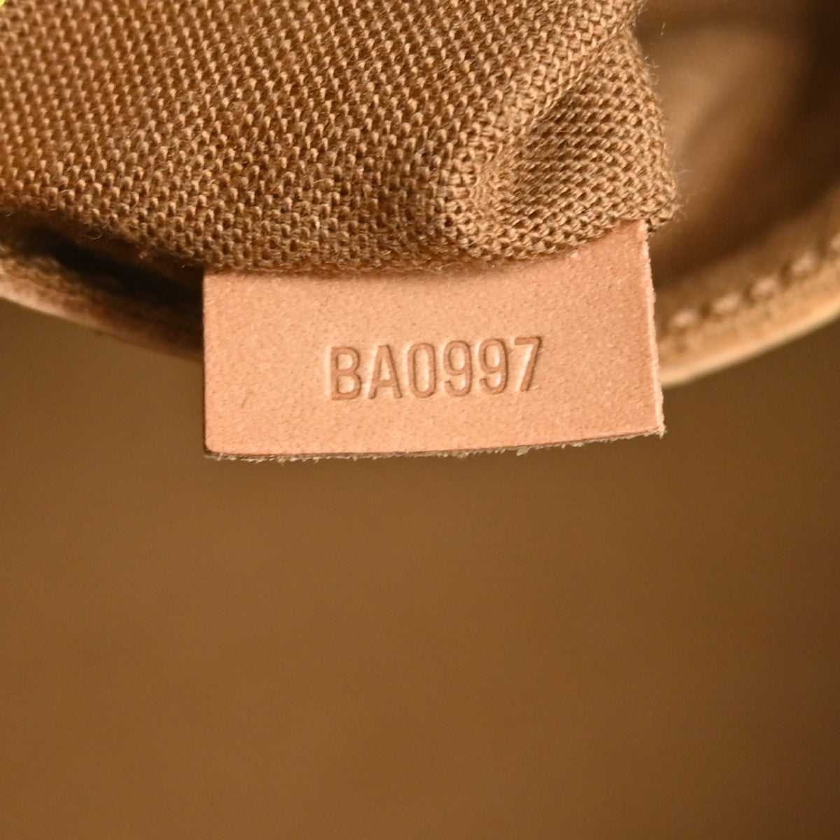 Louis Vuitton Alma Handbag Monogram Canvas Brown Canvas Handbag