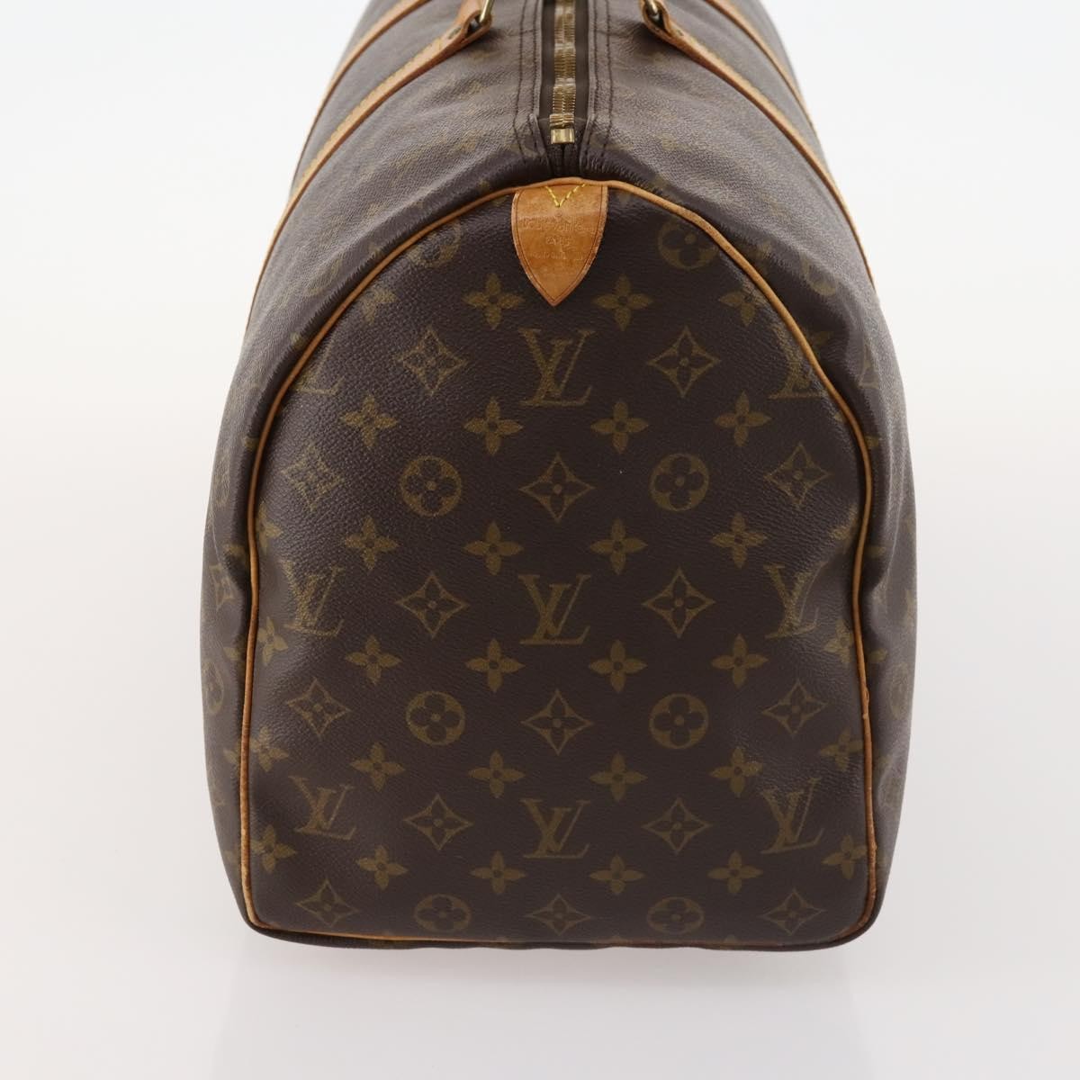 Louis Vuitton Keepall Bag Monogram Canvas Brown Canvas Travel Bag