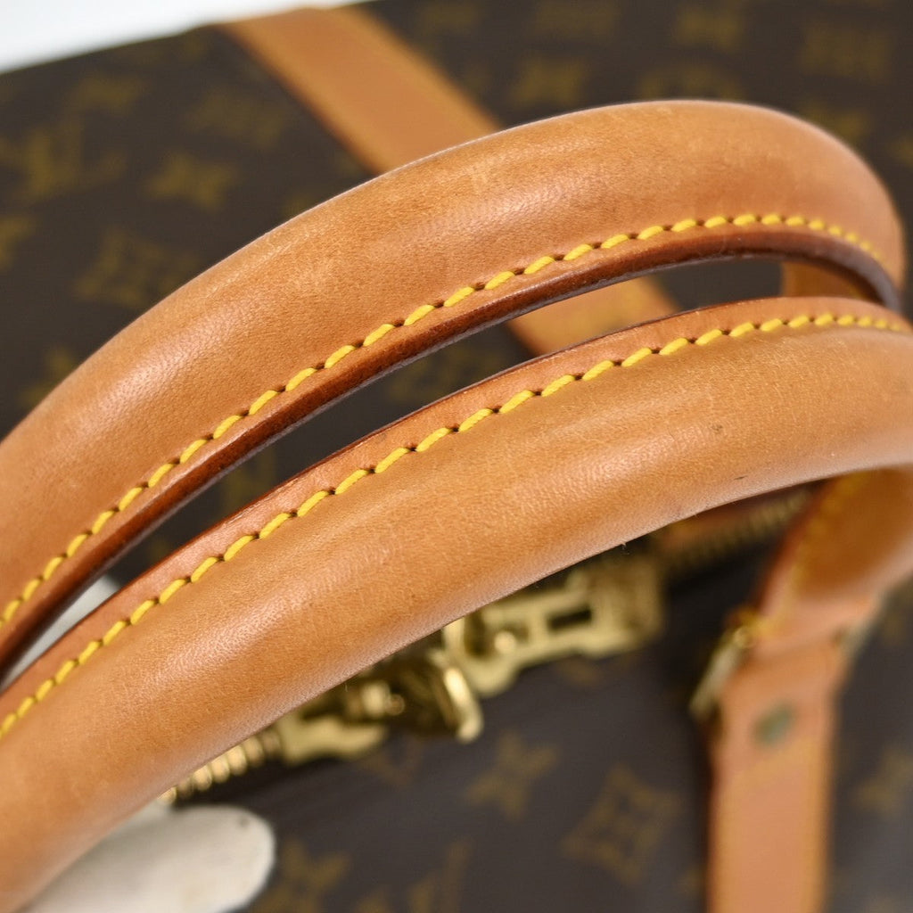 Louis Vuitton Keepall Bag Monogram Canvas Brown Canvas Travel Bag