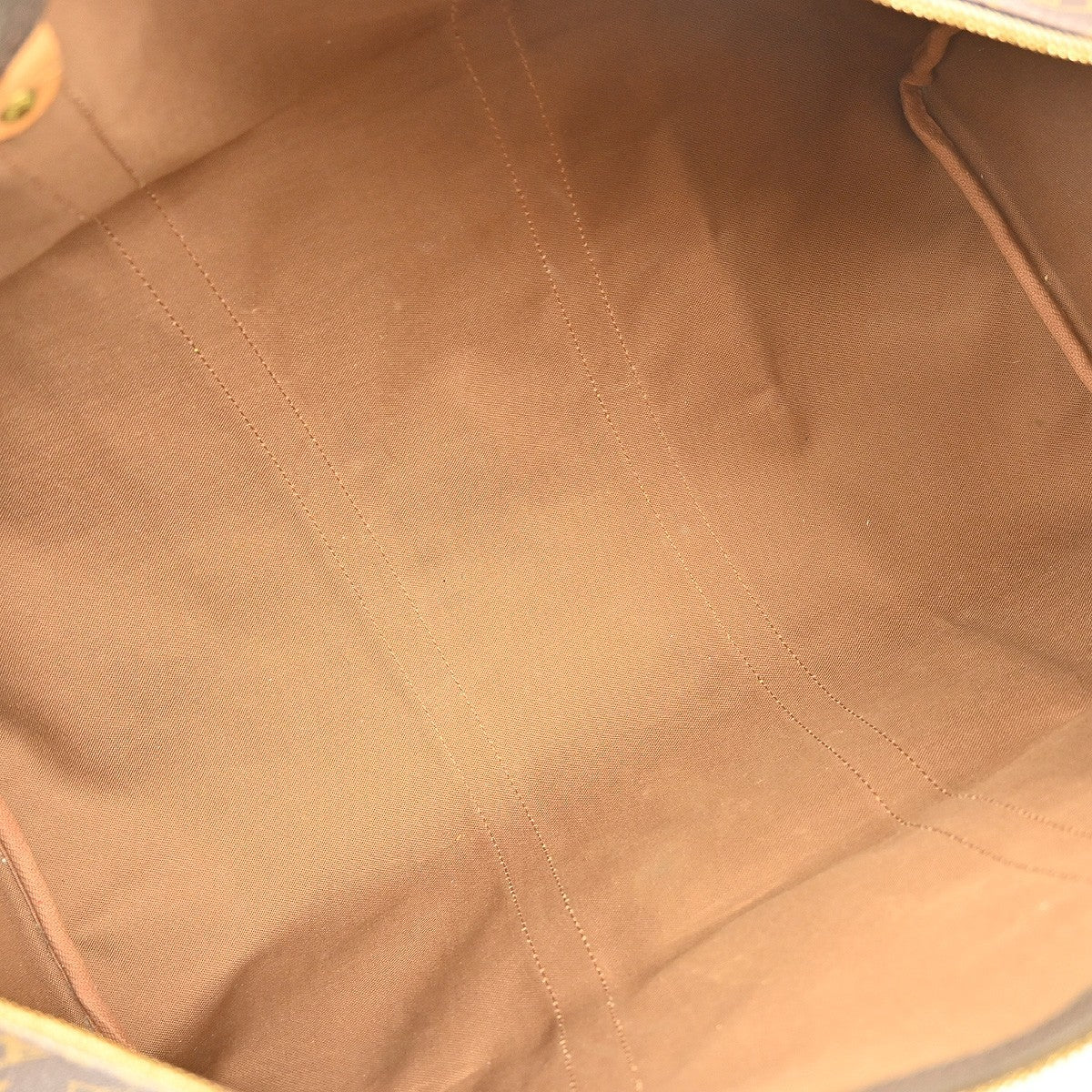 Louis Vuitton Keepall Bag Monogram Canvas Brown Canvas Travel Bag