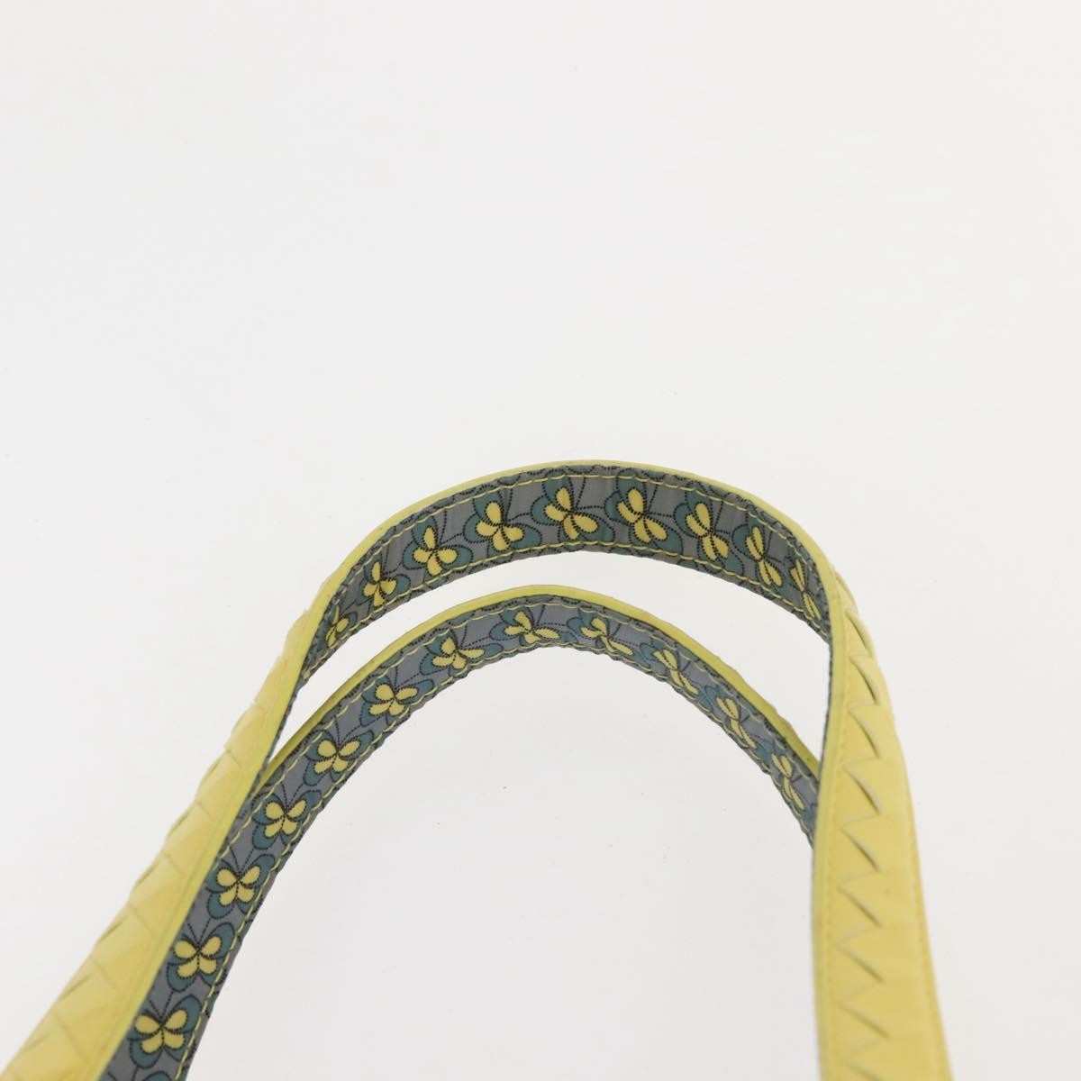 Bottega Veneta A-Shape Tote Leather With Intrecciato Detail Yellow Leather Shoulder Bag Bag