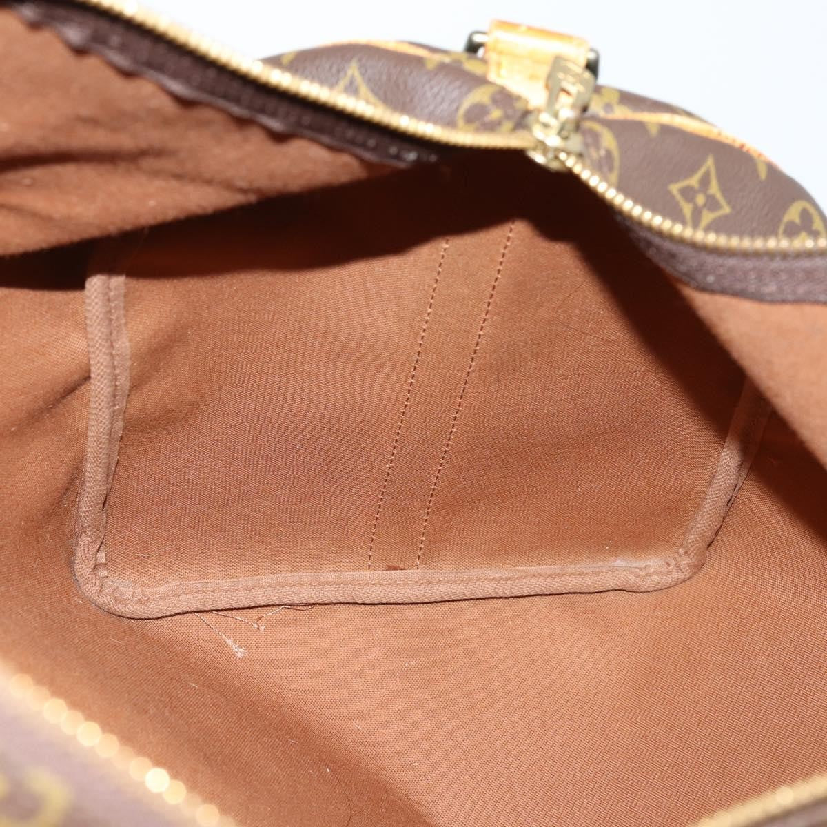 Louis Vuitton Keepall Bandouliere Bag Monogram Canvas Brown Canvas Travel Bag