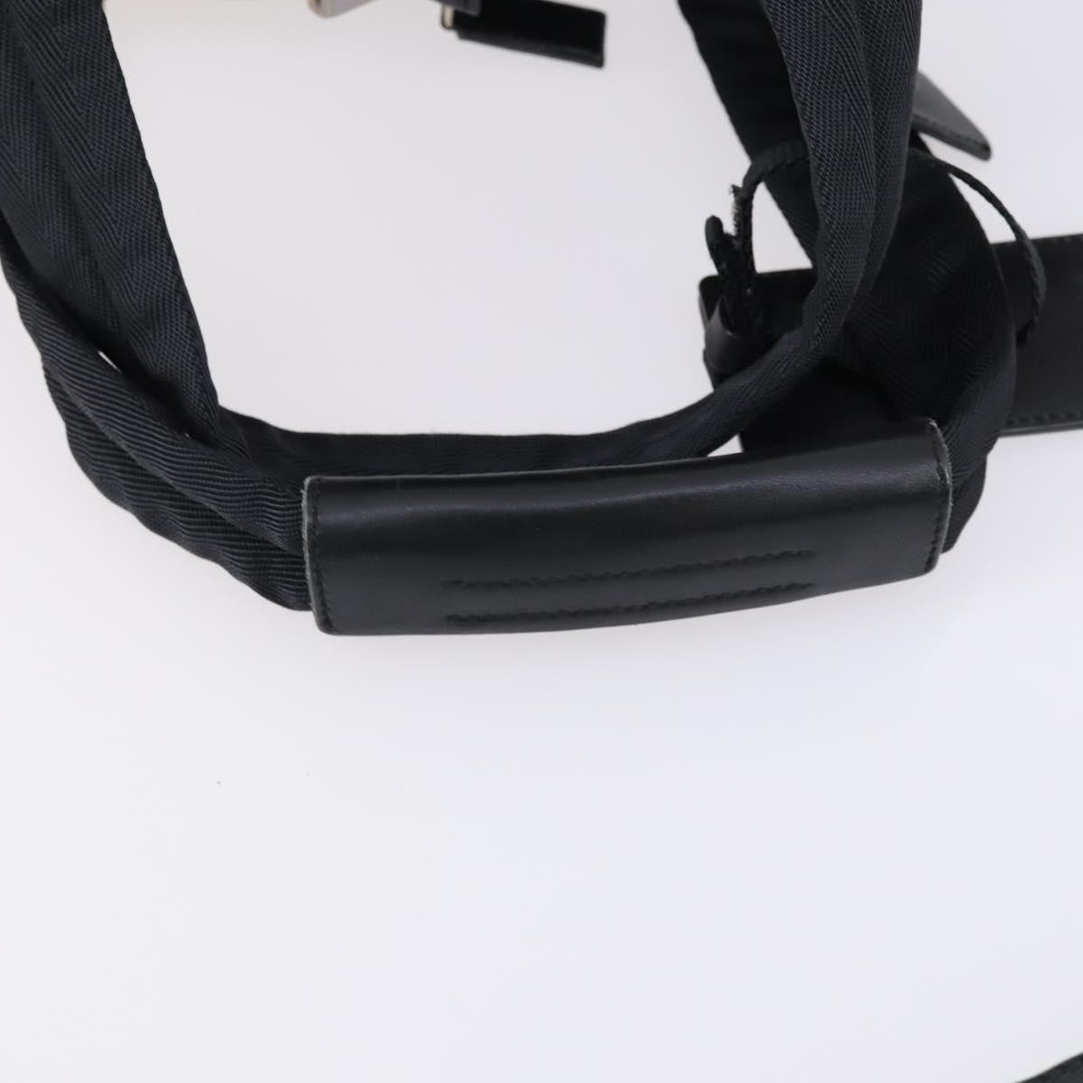 Prada Porta Computer Briefcase Tessuto And Saffiano Leather Black Nylon Briefcase Bag