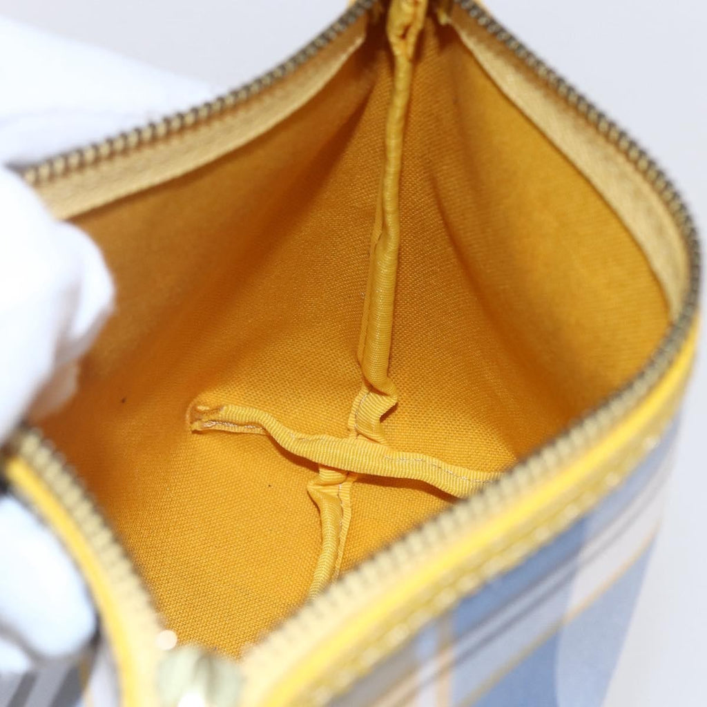 Burberry Nova Check Pochette Canvas Blue Canvas Clutche & Pouche Bag