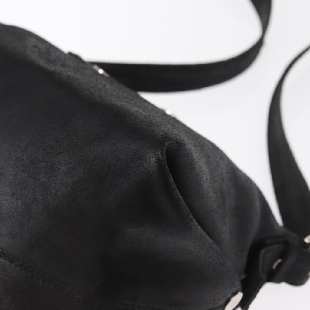 Celine Vintage Shoulder Bag Leather Black Leather Shoulder Bag Bag