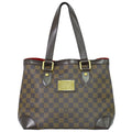 Louis Vuitton Hampstead Handbag Damier Brown Canvas Handbag