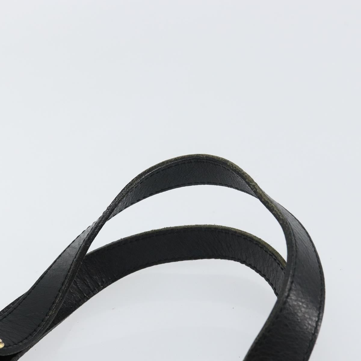 Burberry Vintage Handbag Leather Black Leather Handbag