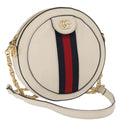 Gucci Gg Marmont Shoulder Bag Matelasse Leather White Leather Shoulder Bag Bag (Pre-Owned)