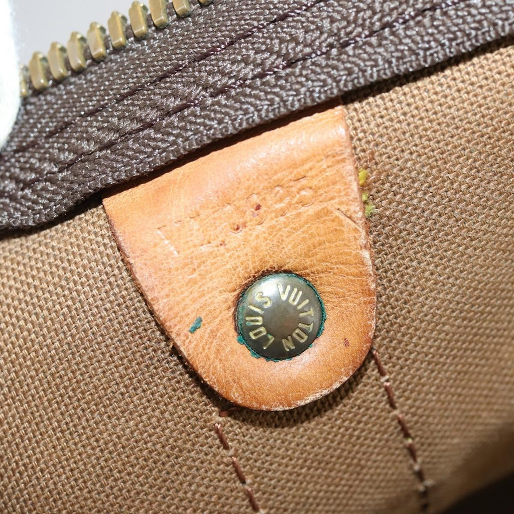 Louis Vuitton Keepall Bandouliere Bag Monogram Canvas Brown Canvas Travel Bag