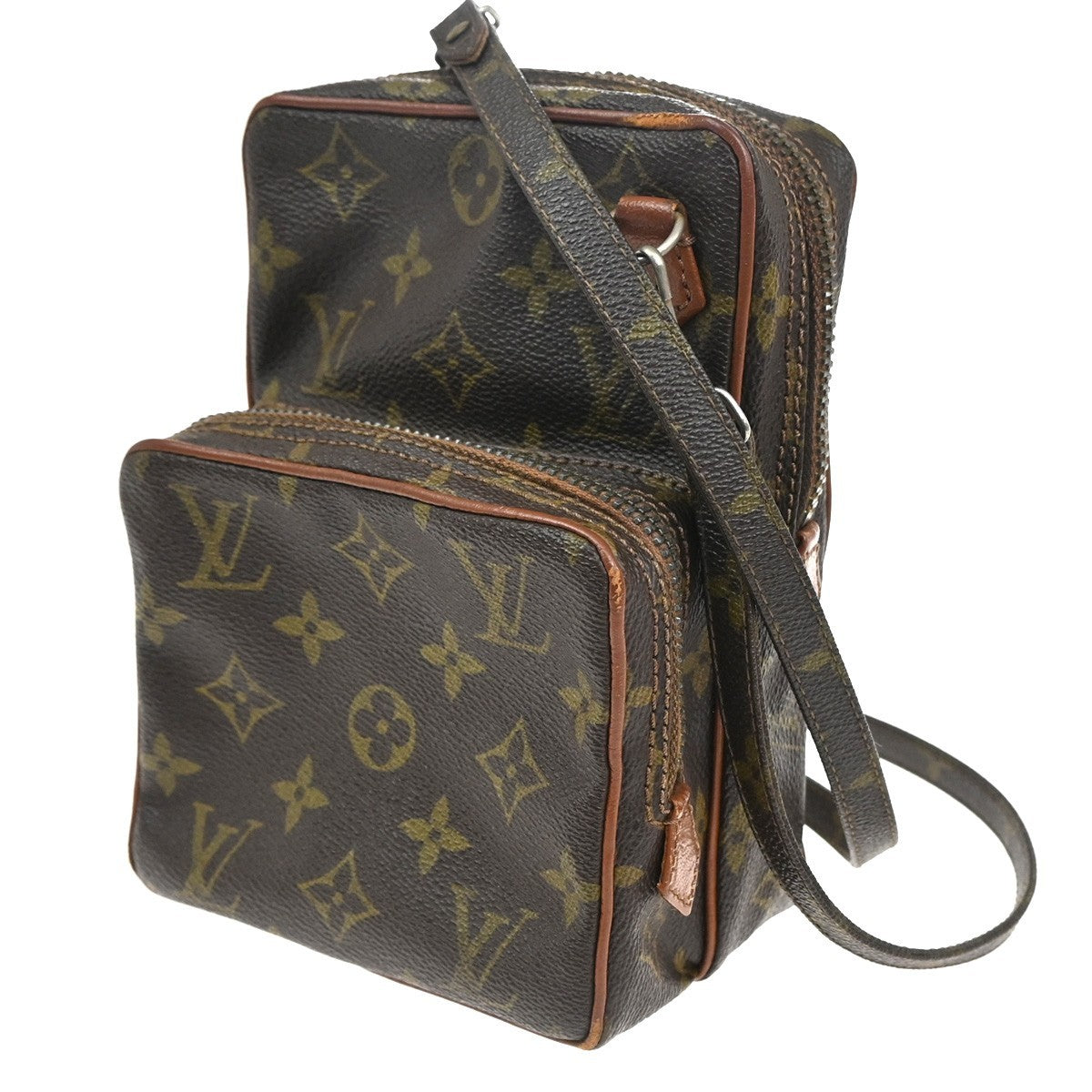 Louis Vuitton Amazone Bag Monogram Canvas Brown Canvas Shoulder Bag