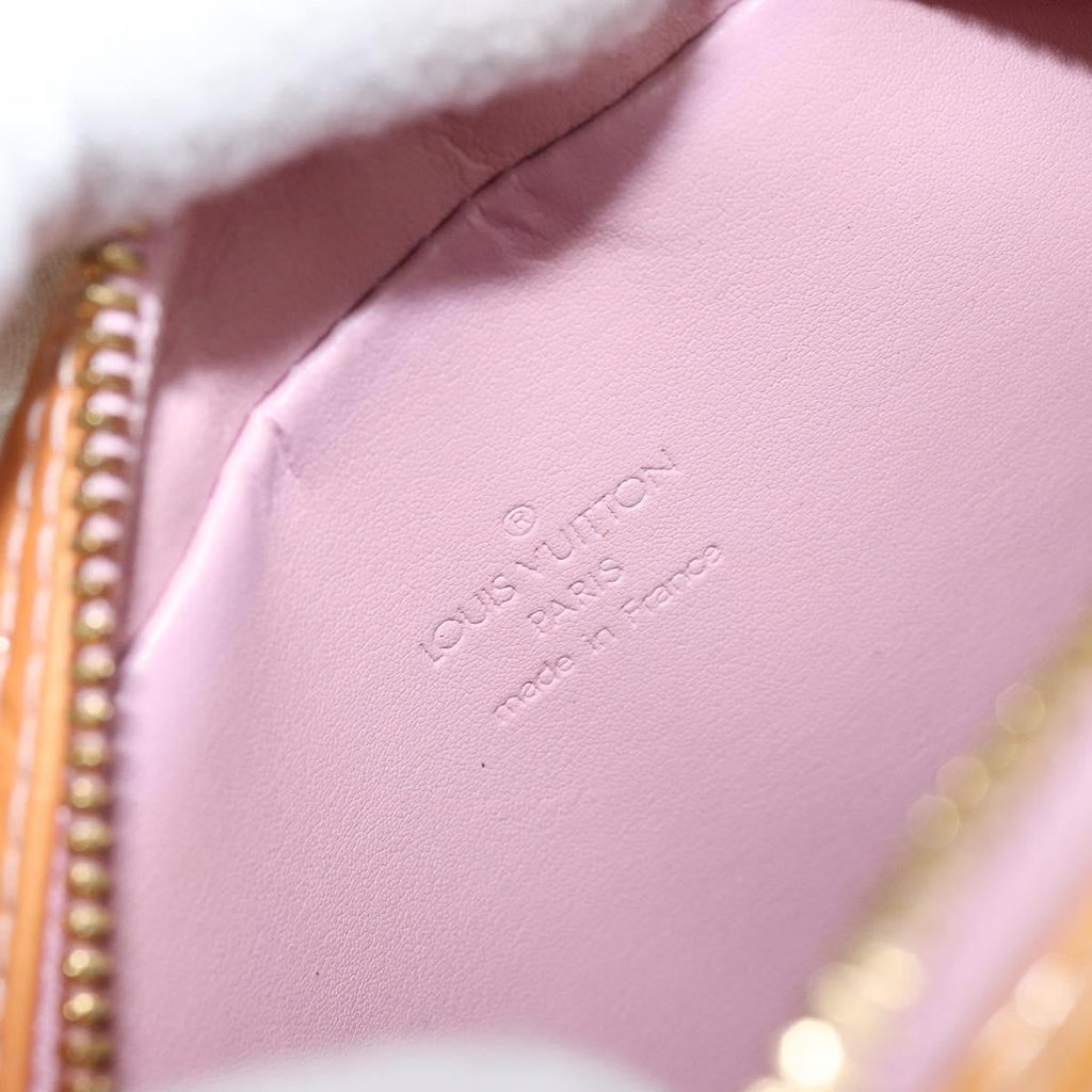 Louis Vuitton Wooster Handbag Monogram Vernis Yellow Patent_Leather Shoulder Bag