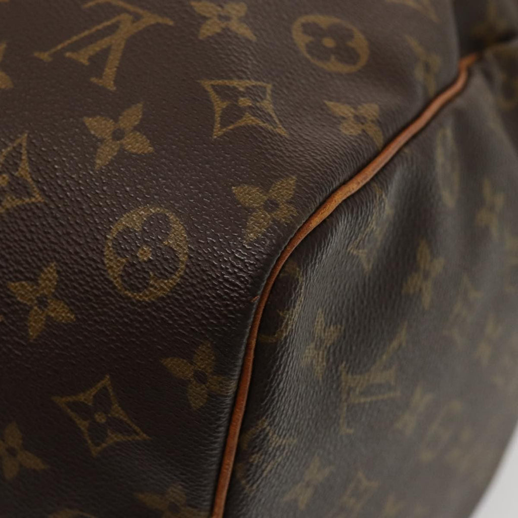 Louis Vuitton Keepall Bag Monogram Canvas Brown Canvas Travel Bag