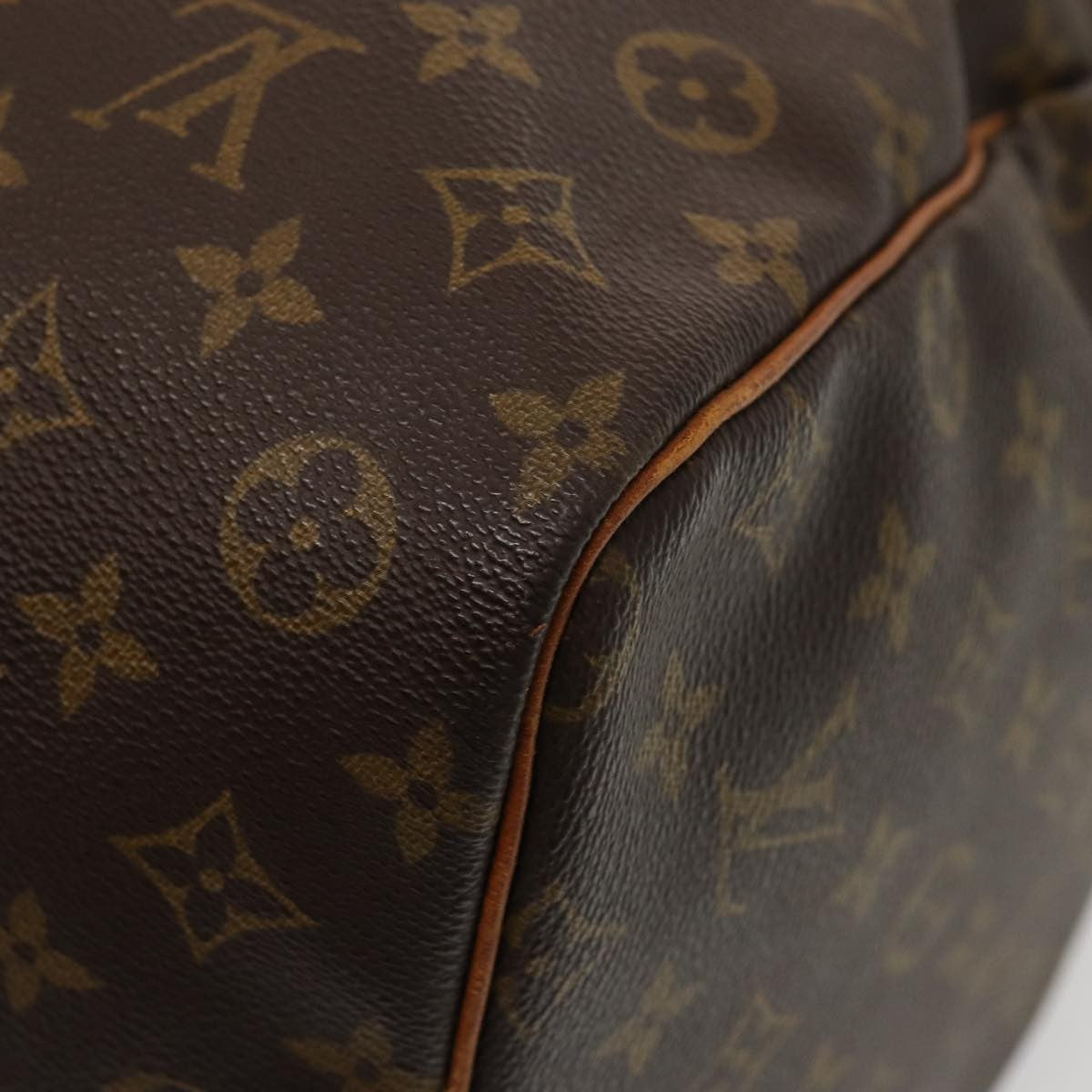 Louis Vuitton Keepall Bag Monogram Canvas Brown Canvas Travel Bag