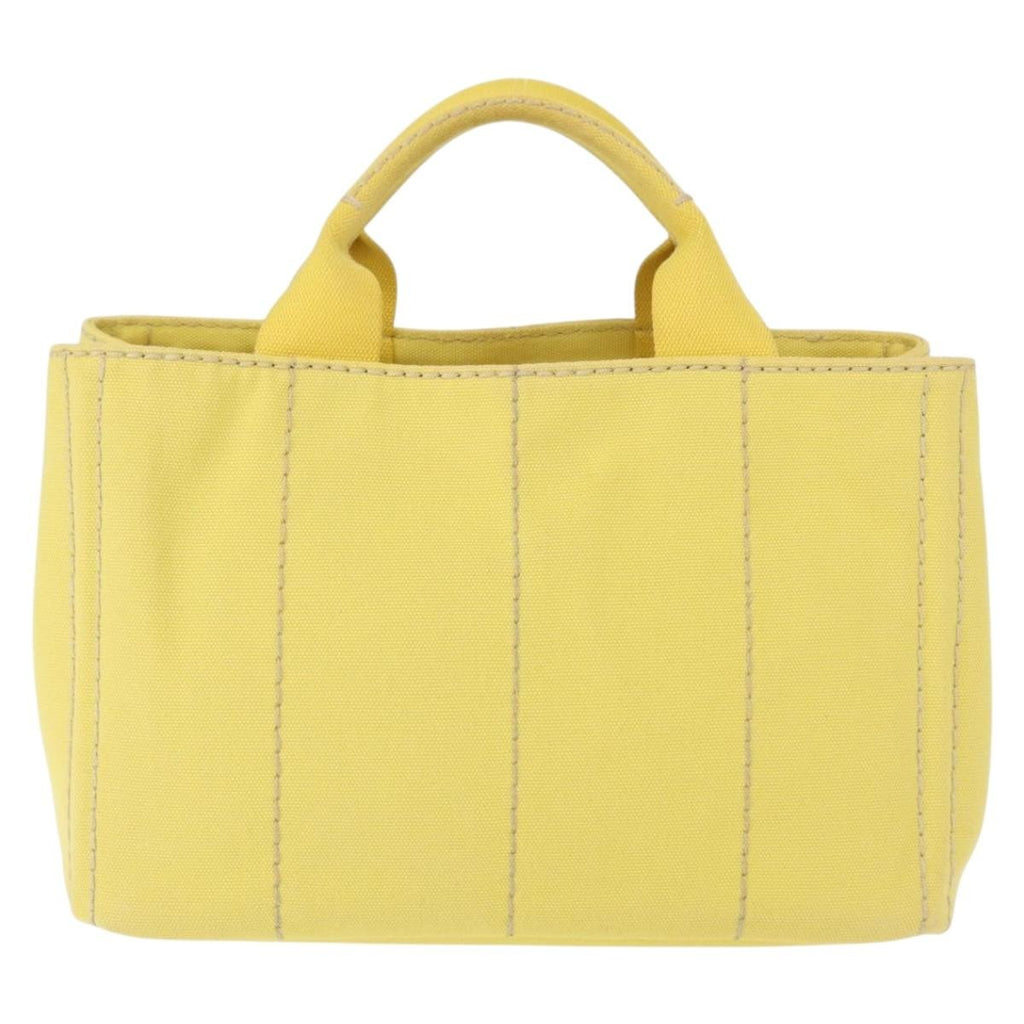 Prada Canapa Convertible Tote Canvas Gold Canvas Tote Bag Bag