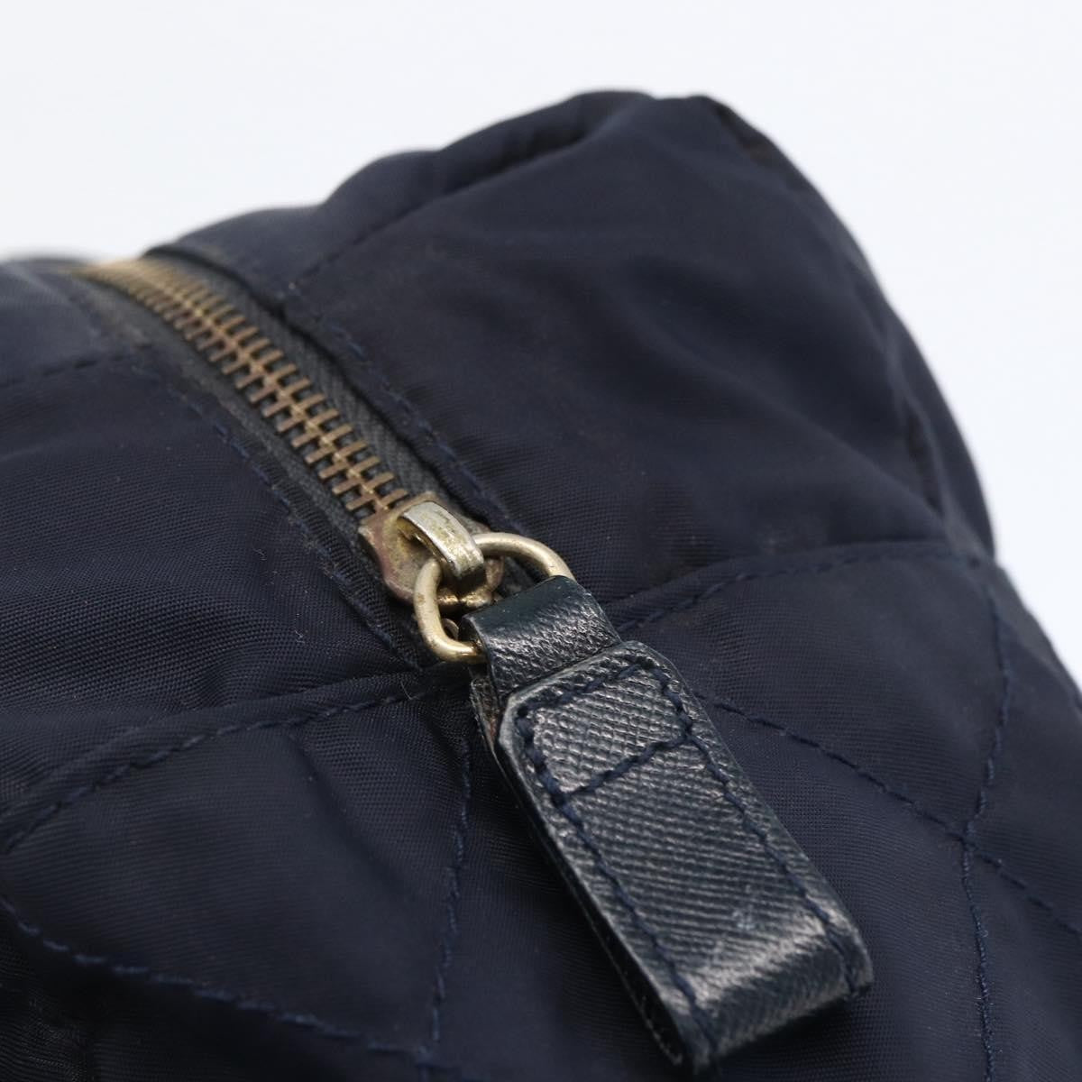 Prada Re-Edition 1995 Chain Tote Quilted Re-Nylon Navy Nylon Shoulder Bag Bag