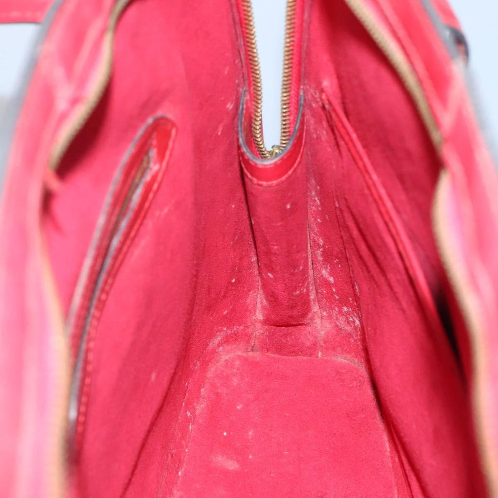 Louis Vuitton Lussac Handbag Epi Leather Red Leather Shoulder Bag