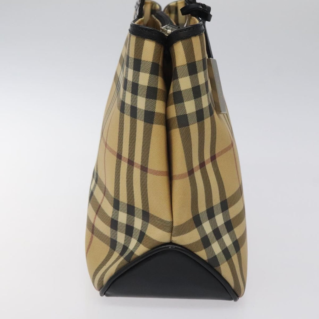 Burberry Nova Check Handbag Nova Check Canvas And Leather Beige Canvas Handbag