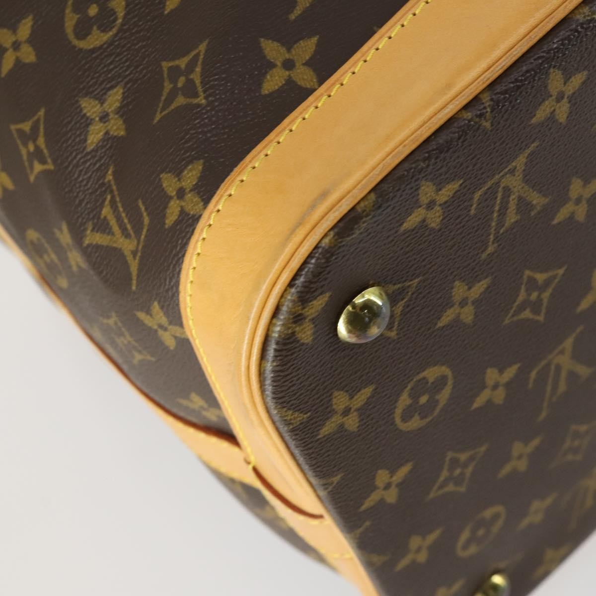 Louis Vuitton Cruiser Handbag Monogram Canvas Brown Canvas Travel Bag