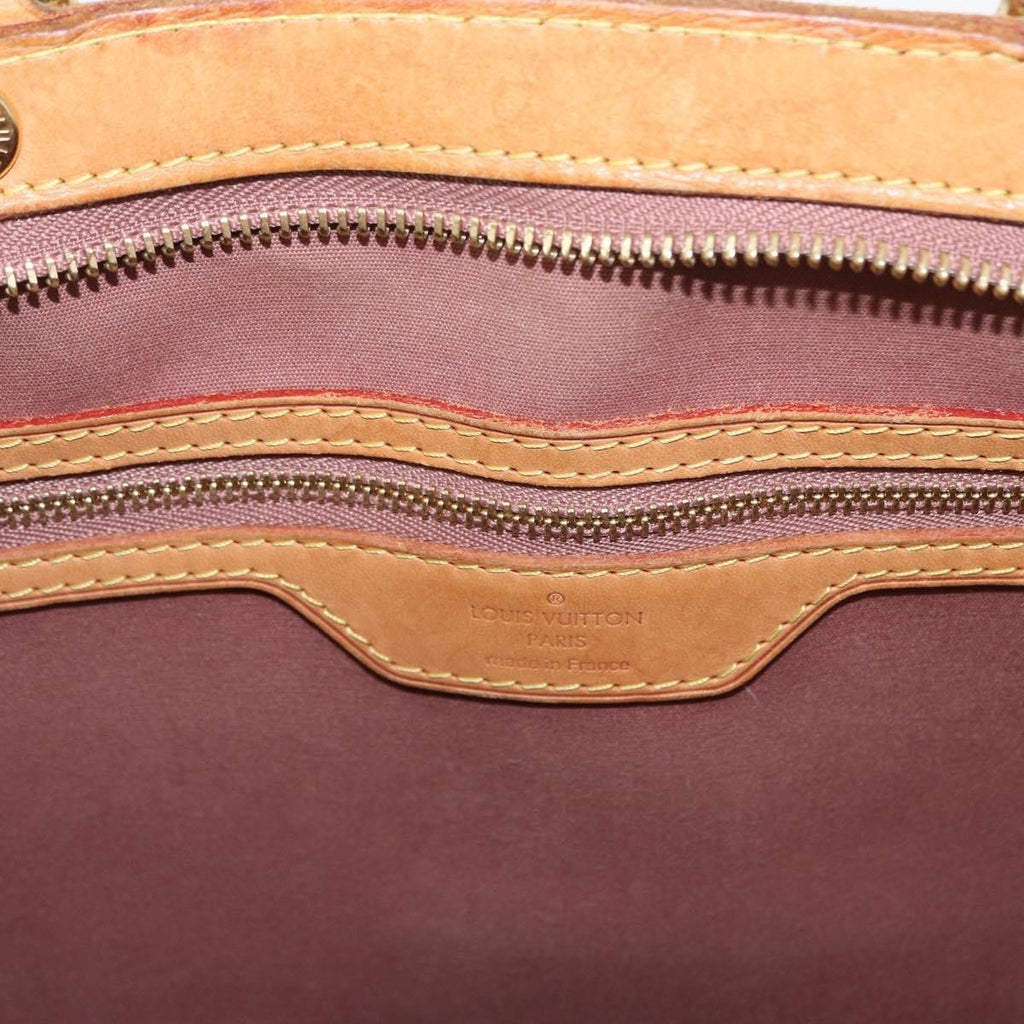 Louis Vuitton Brea Handbag Monogram Vernis Brown Patent_Leather Handbag
