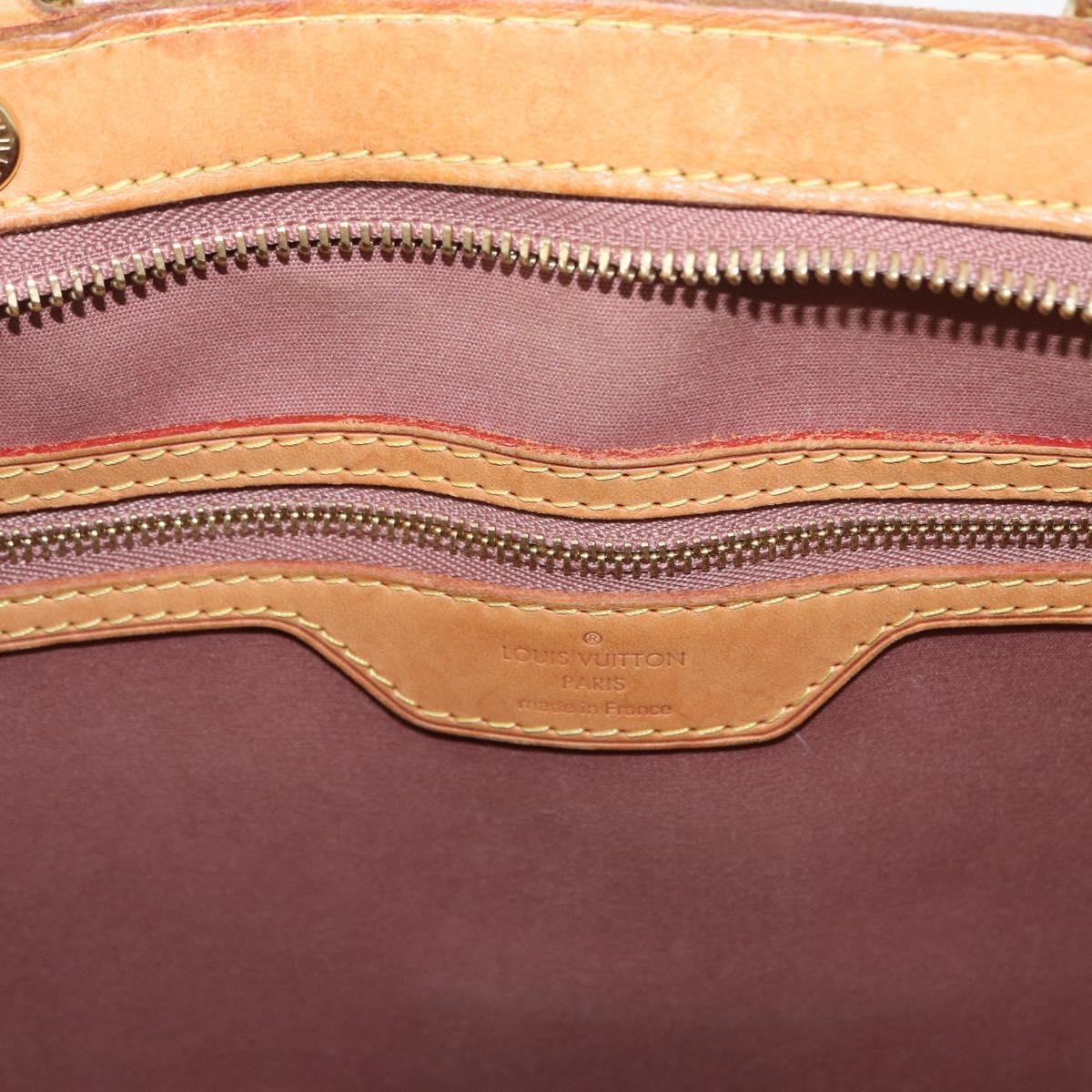Louis Vuitton Brea Handbag Monogram Vernis Brown Patent_Leather Handbag