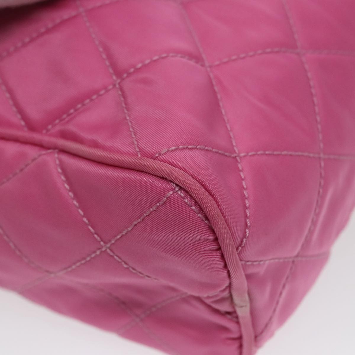 Prada Toiletry Pouch Tessuto Pink Nylon Clutche & Pouche Bag