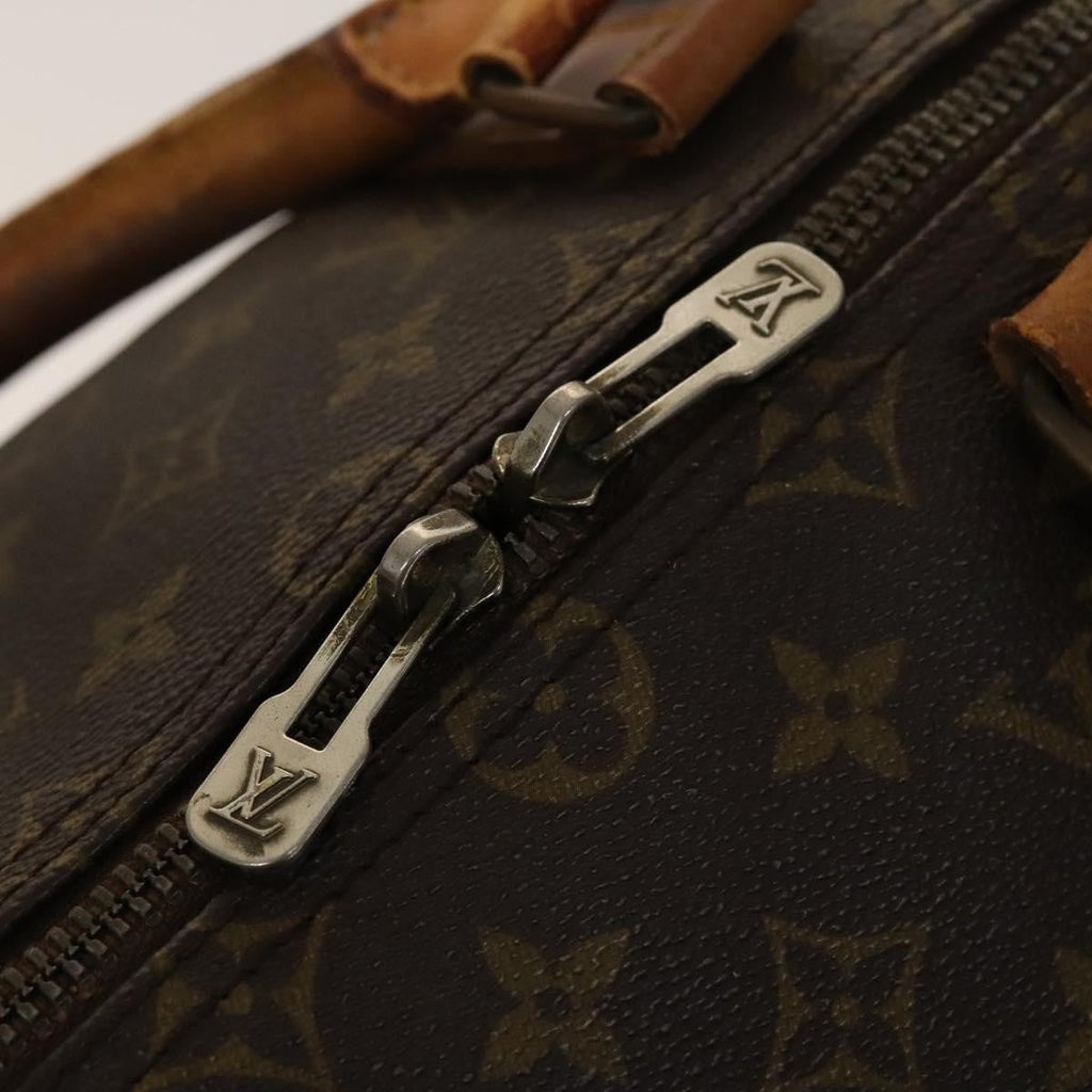 Louis Vuitton Keepall Bag Monogram Canvas Brown Canvas Travel Bag
