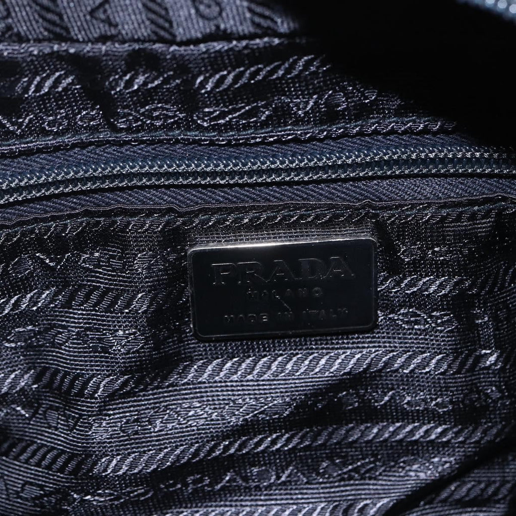 Prada Vintage Handbag Tessuto Black Nylon Handbag