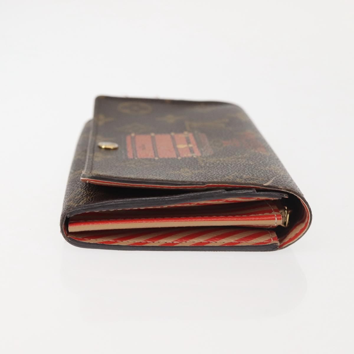Louis Vuitton Vintage Sarah Wallet Monogram Canvas Brown Canvas Wallets Accessory