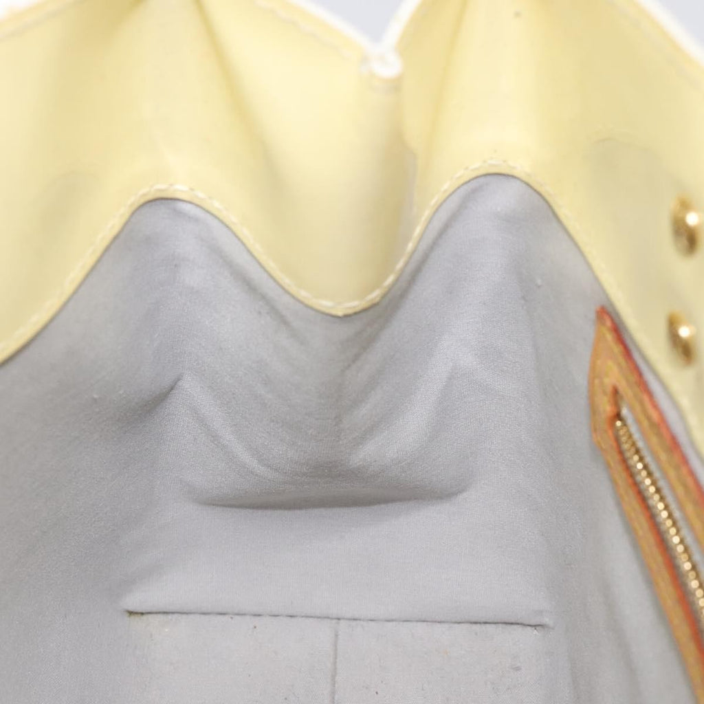Louis Vuitton Reade Handbag Monogram Vernis Beige Patent_Leather Bag