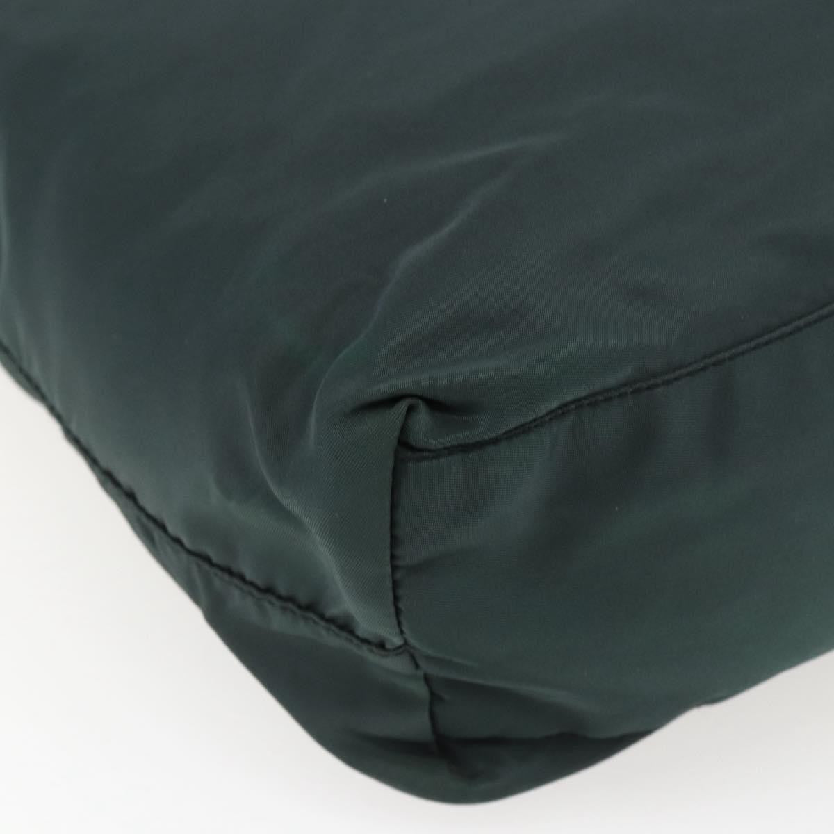 Prada Vintage Zip Tote Tessuto Green Nylon Tote Bag Bag