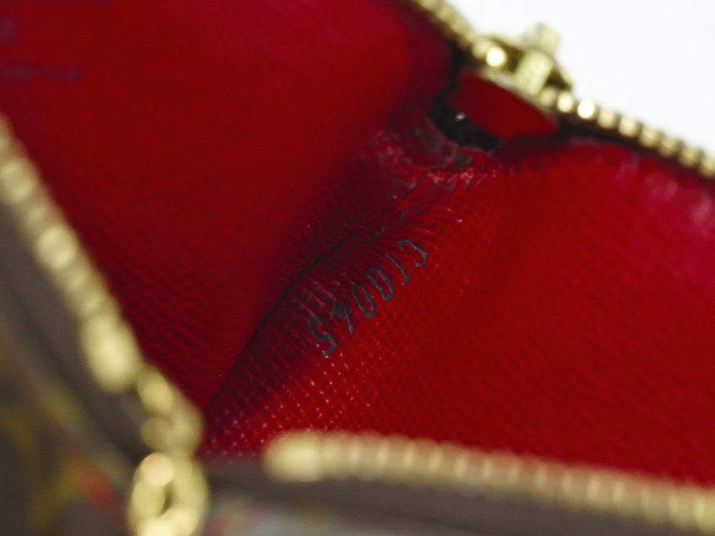 Louis Vuitton X Takashi Murakami Zippy Wallet Monogram Empreinte Leather Multicolour Canvas Wallets Accessory