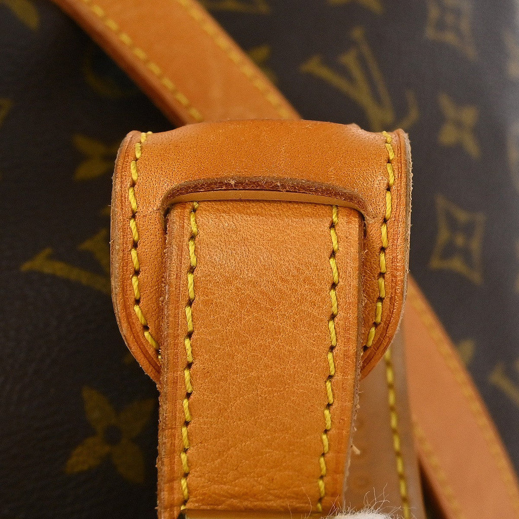 Louis Vuitton Saumur Handbag Monogram Canvas Brown Canvas Shoulder Bag