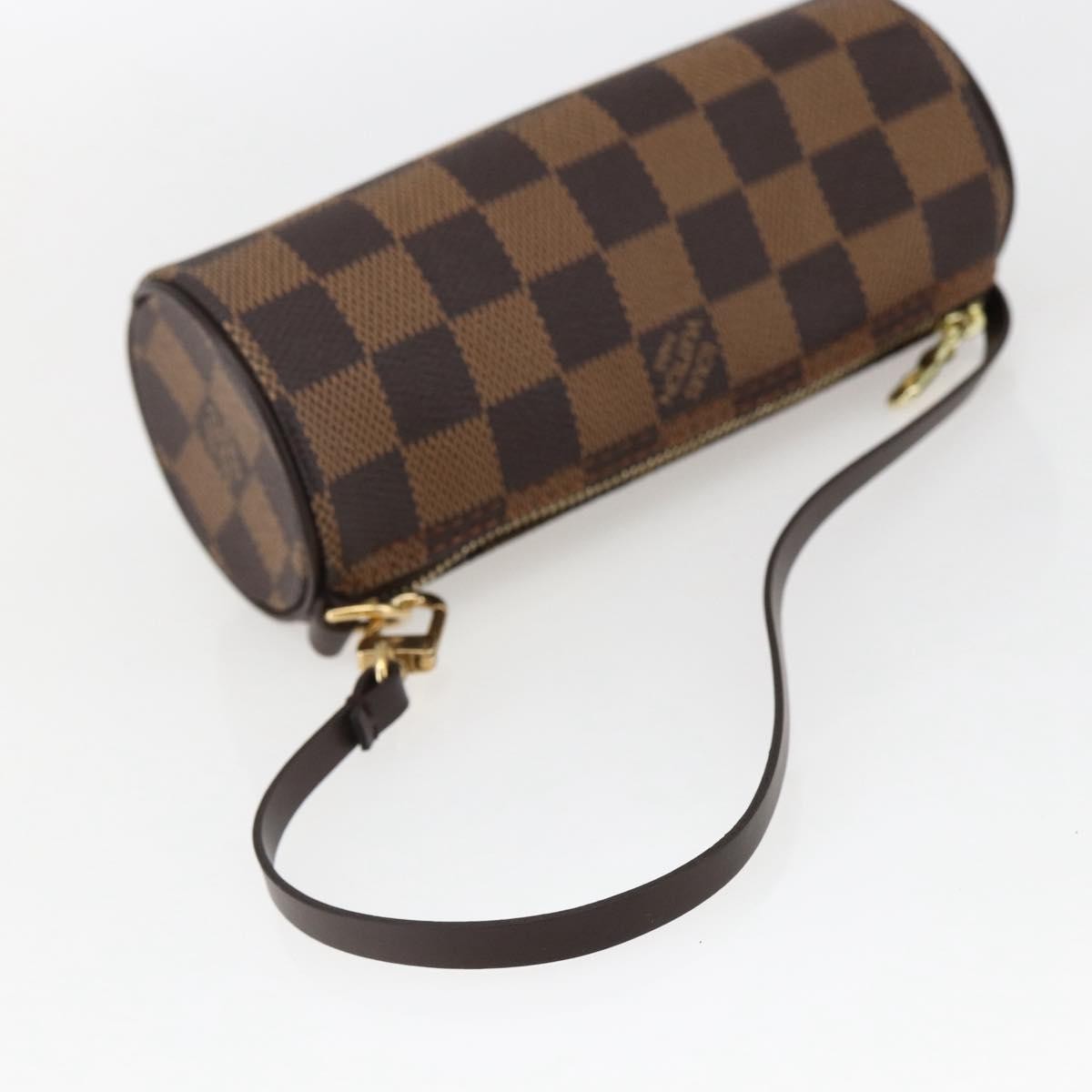 Louis Vuitton Papillon Pochette Damier Brown Canvas Clutche & Pouche Bag