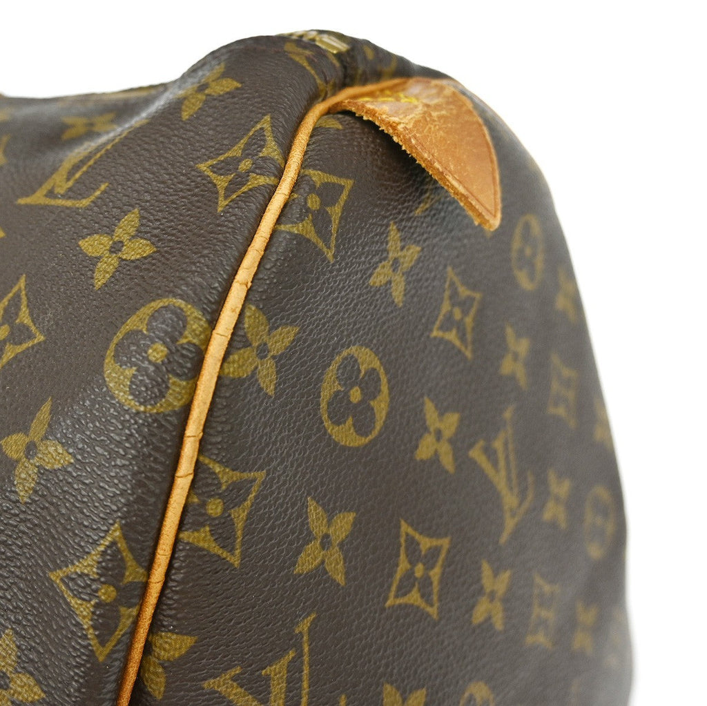 Louis Vuitton Keepall Bag Monogram Canvas Brown Canvas Travel Bag