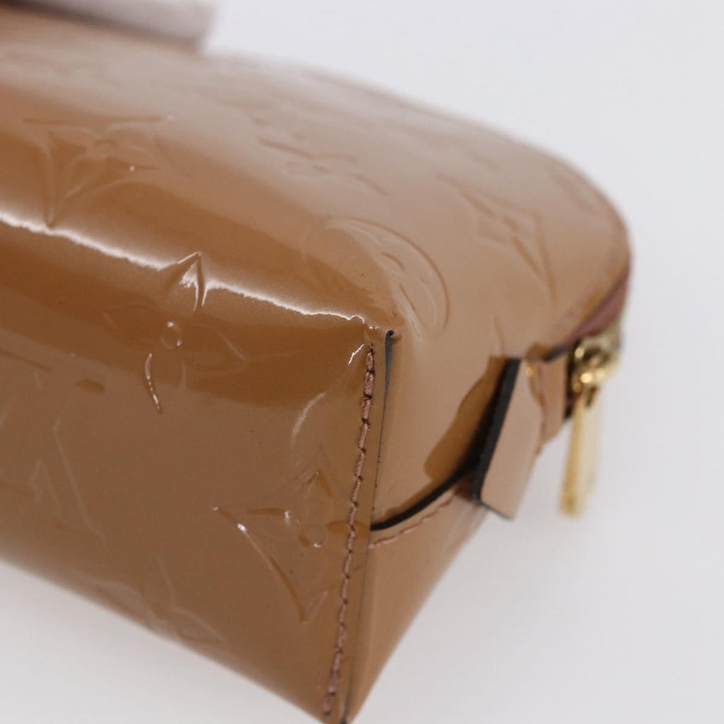 Louis Vuitton Cosmetic Pouch Monogram Vernis Brown Patent_Leather Clutche & Pouche Bag