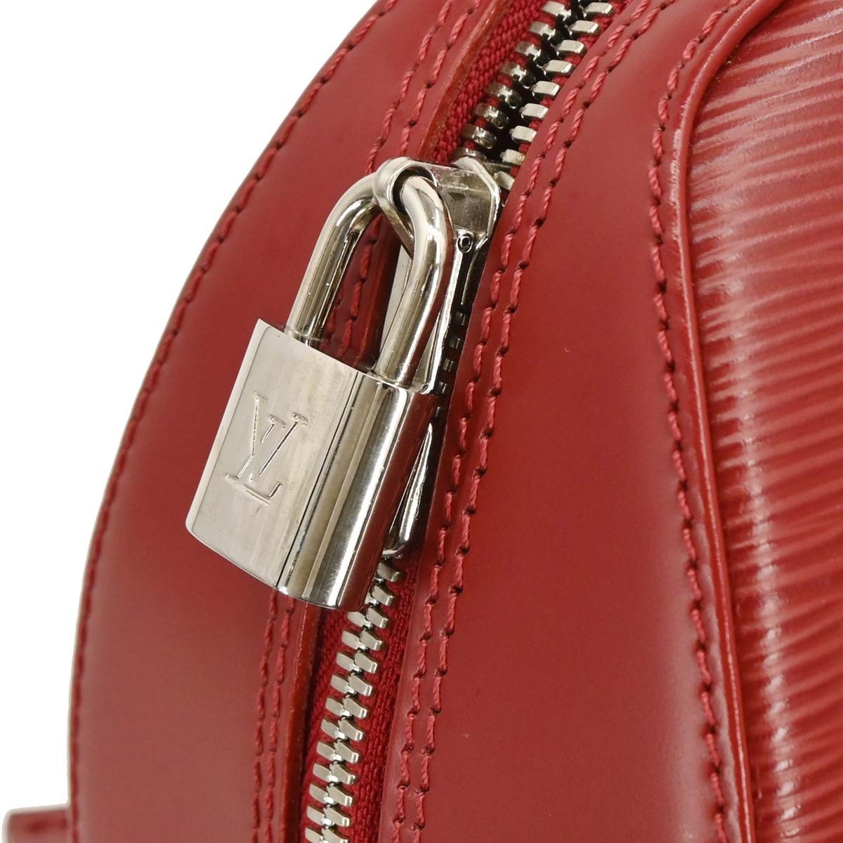 Louis Vuitton Jasmin Bag Epi Leather Red Leather Handbag