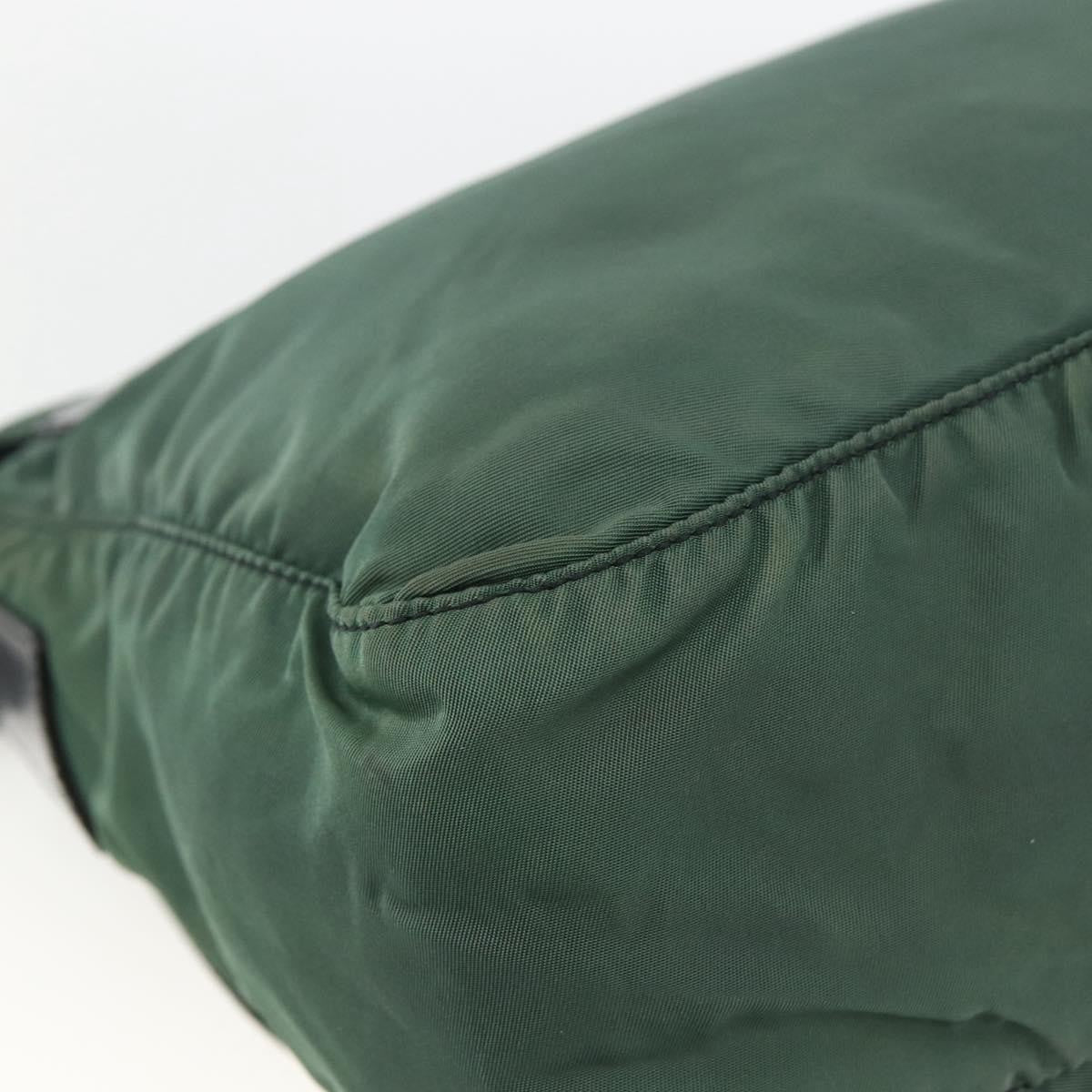 Prada Buckle Messenger Bag Tessuto Green Nylon Shoulder Bag Bag