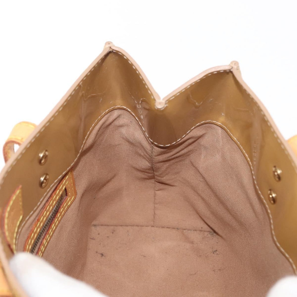 Louis Vuitton Reade Handbag Monogram Vernis Brown Patent_Leather Tote Bag