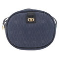Christian Dior Vintage Honeycomb Shoulder Bag Canvas Navy Canvas Shoulder Bag Bag (Pre-Owned)