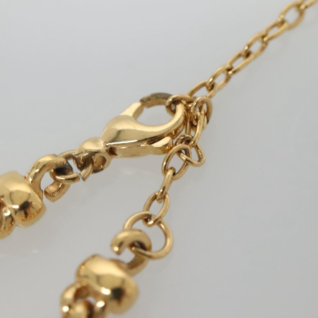 Christian Dior Cd Pendant Necklace Gold-Plated Gold Metal Jewelry (Pre-Owned)