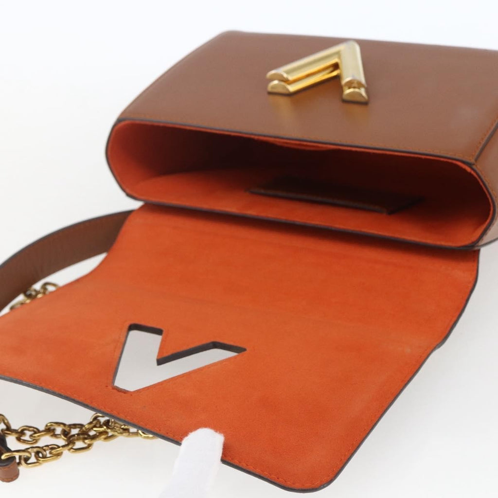 Louis Vuitton Twist Handbag Limited Edition Grace Coddington Catogram Canvas Brown Canvas Shoulder Bag
